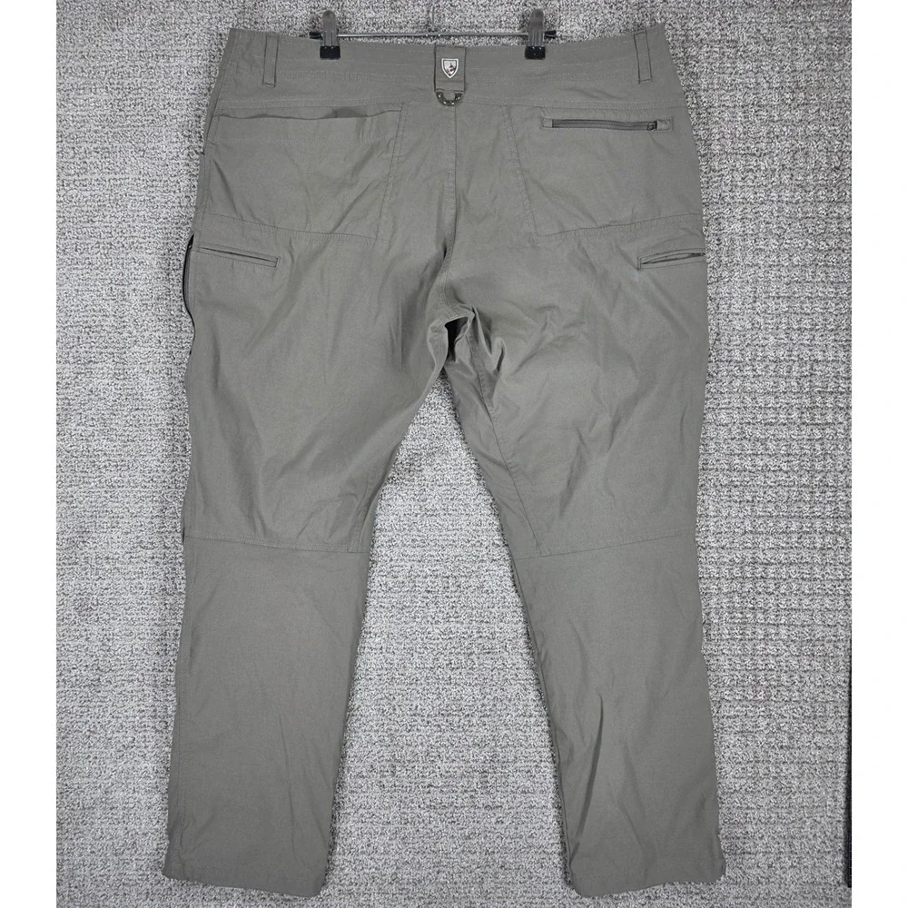 Kuhl Renegade Rock Pants Mens Tan Beige Hiking Outdoor Cargo Trousers‎